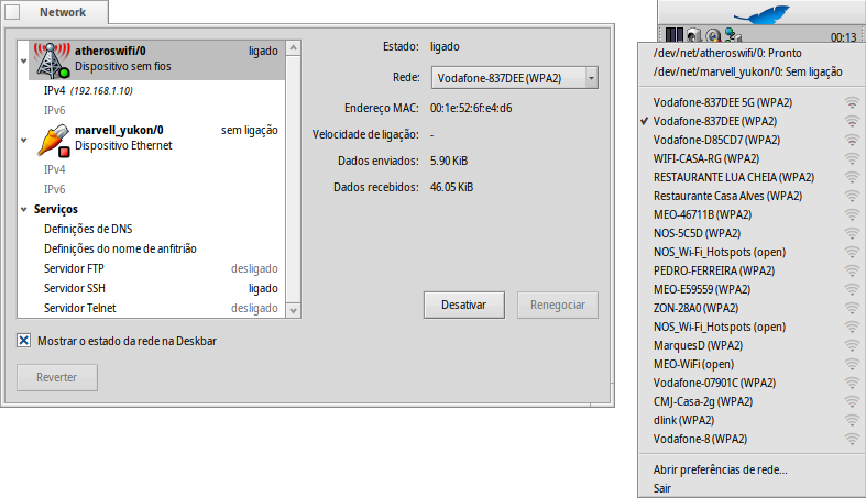 Connecting with a wireless network