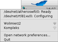 NetworkStatus applet