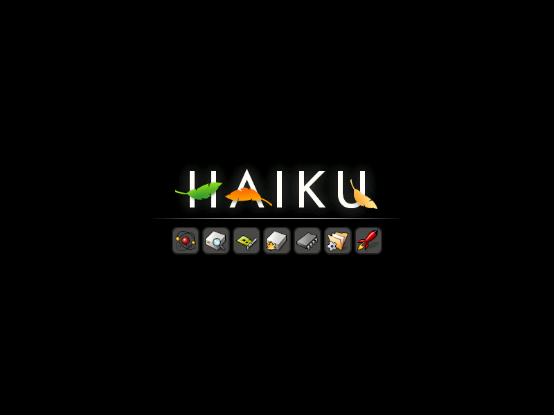 Haiku boot splash screen